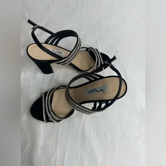 Women Nina black Shandra High Heel sandal - Picture 7 of 10